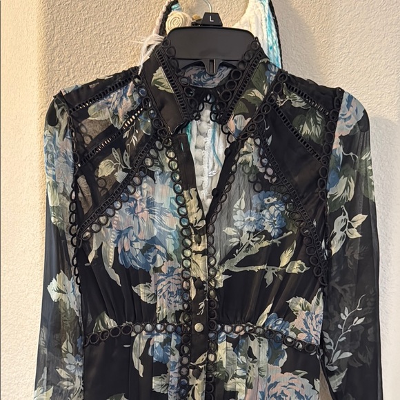 ASOS Floral Black Dress 4 - Picture 5 of 13